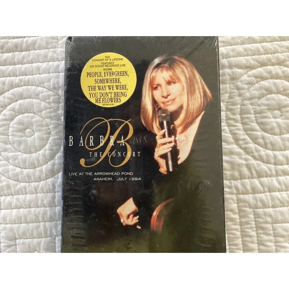 New Barbra Streisand - Barbra The Concert VHS 1994 Live At The Arrowhead Pond VT